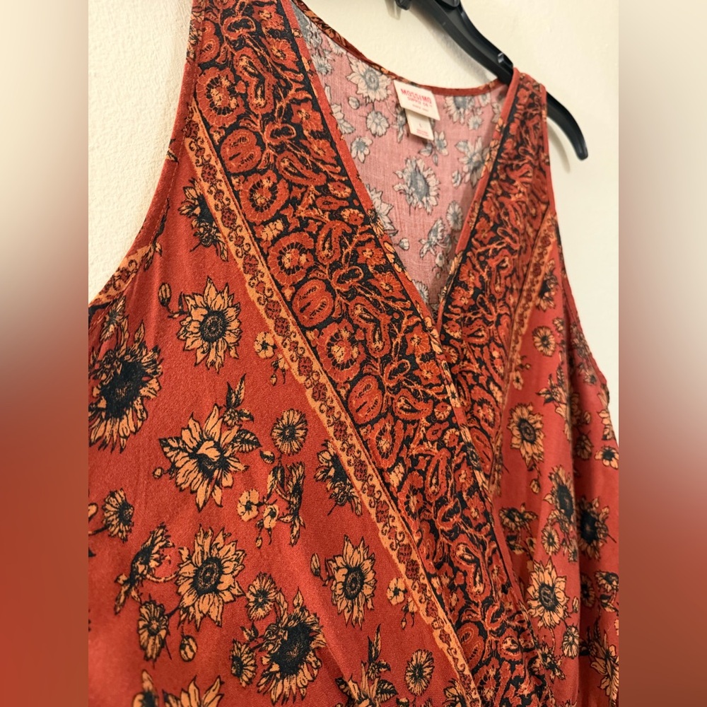Mossimo Boho Sunflower Romper